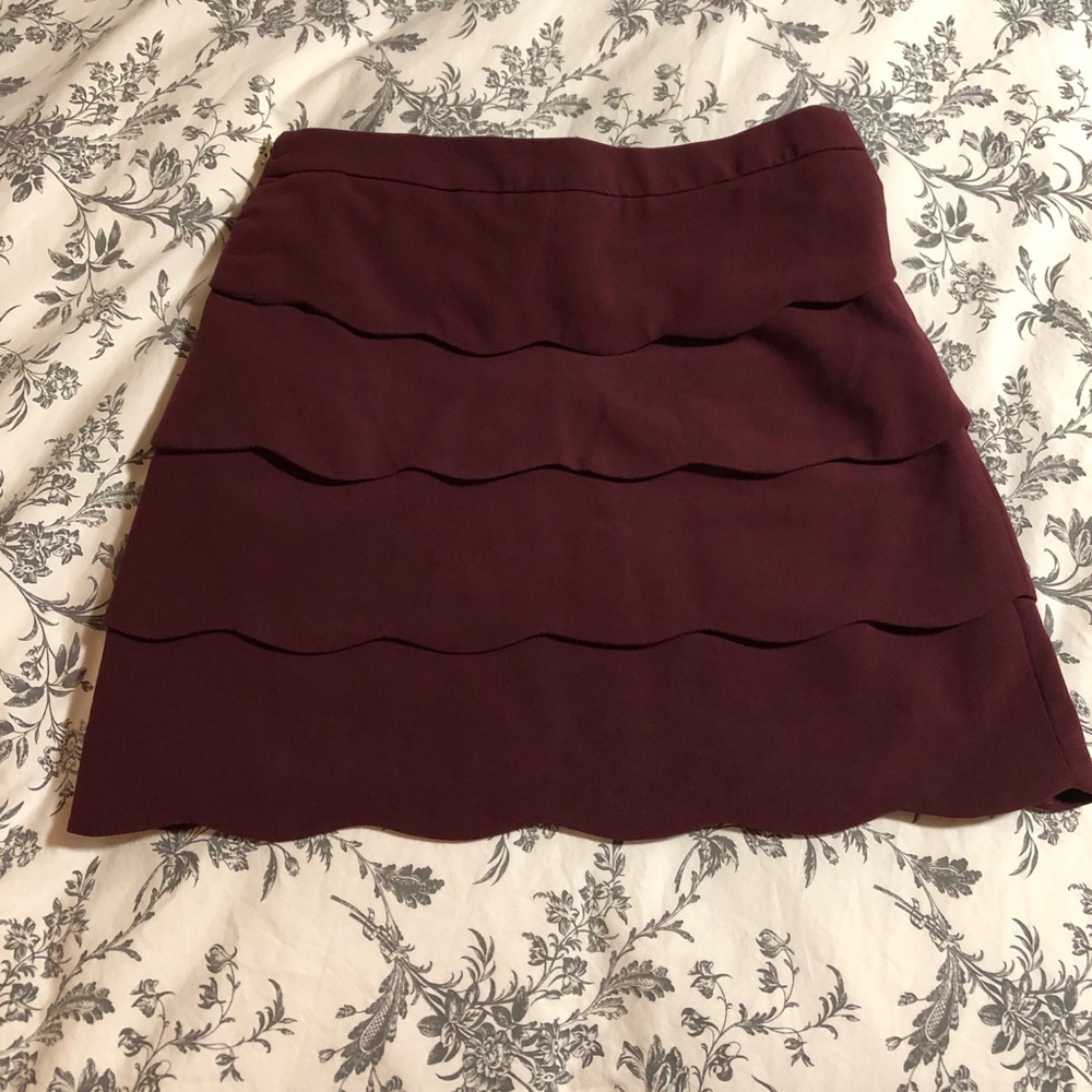 Selling a beautiful burgundy skirt!